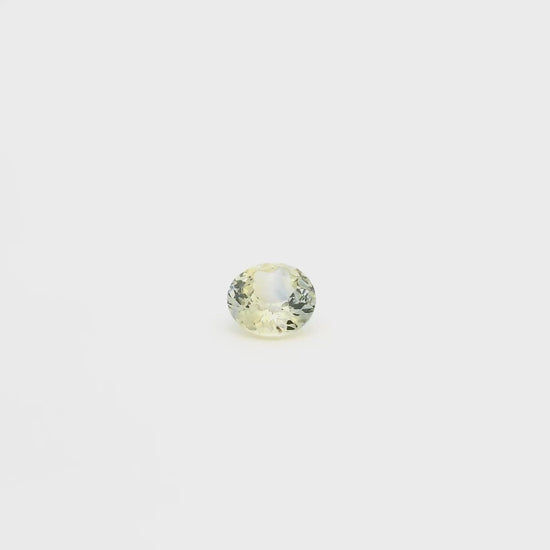 1.64 ct Round Yellow Sri Lanka Sapphire Stone Video