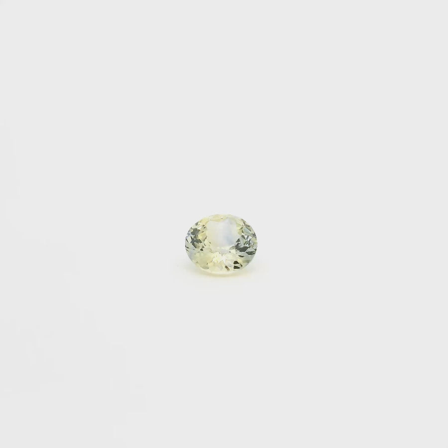 1.64 ct Round Yellow Sri Lanka Sapphire Stone Video