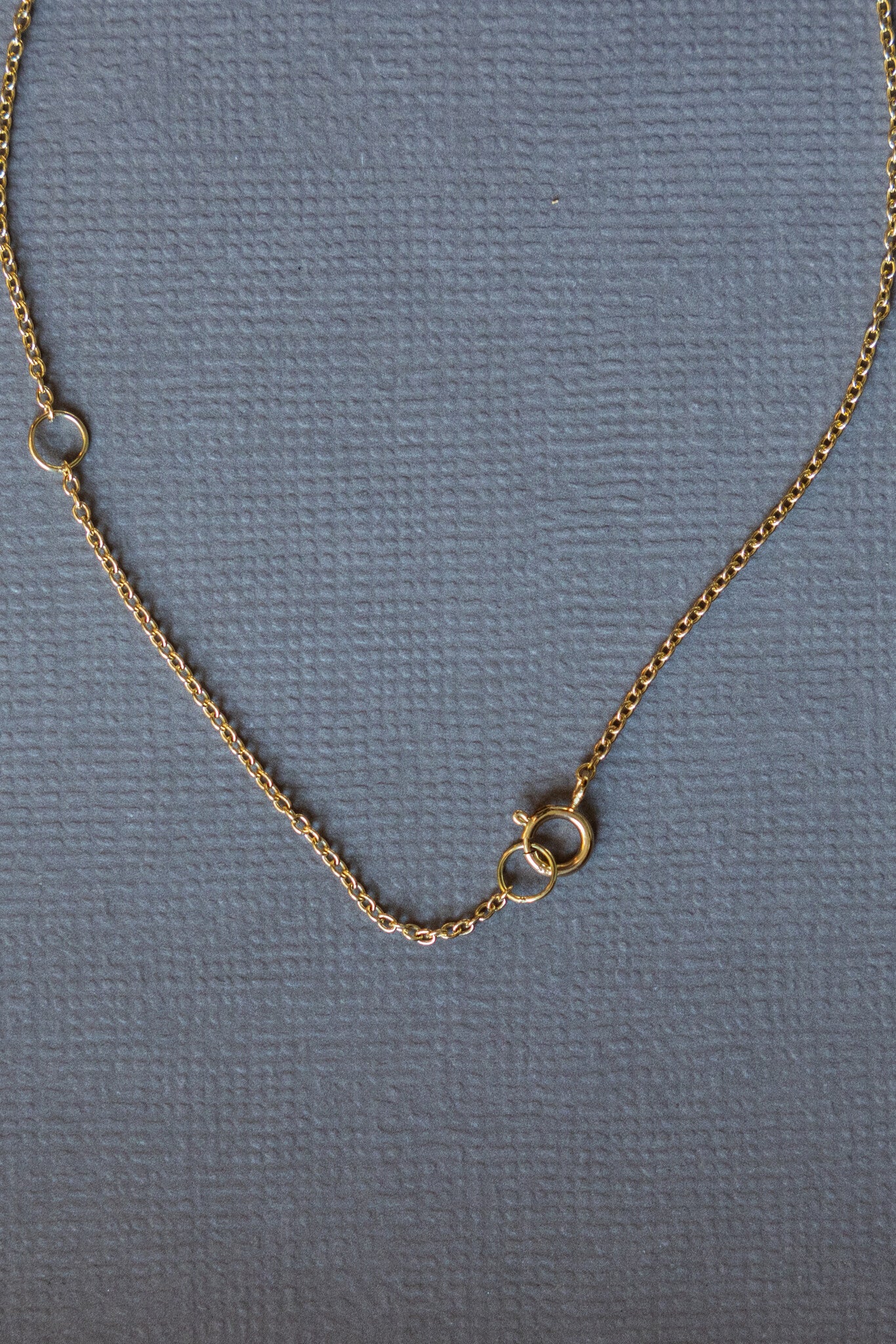 Iolite with Organic Gold Halo Necklace