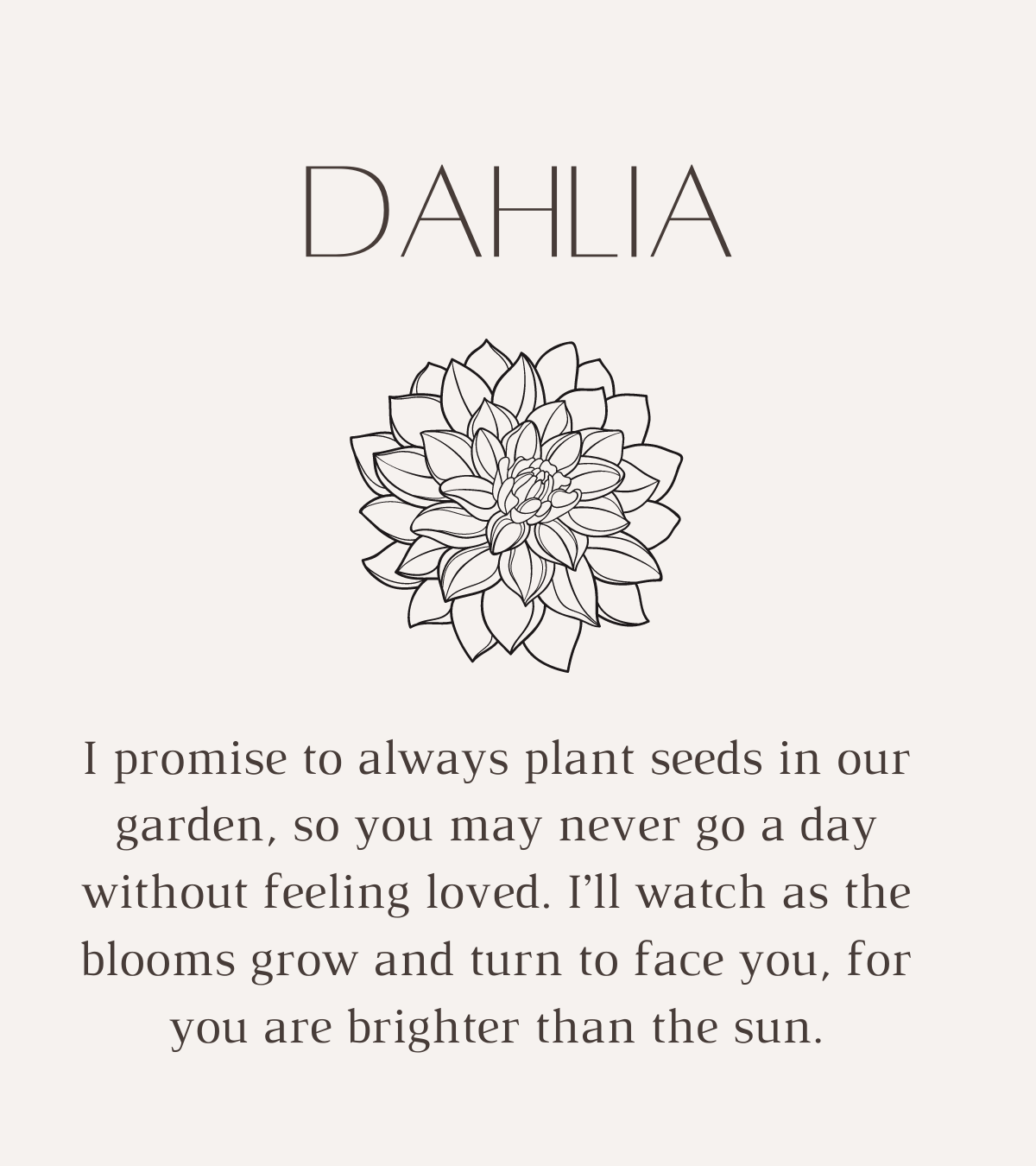 The Dahlia Charm Necklace