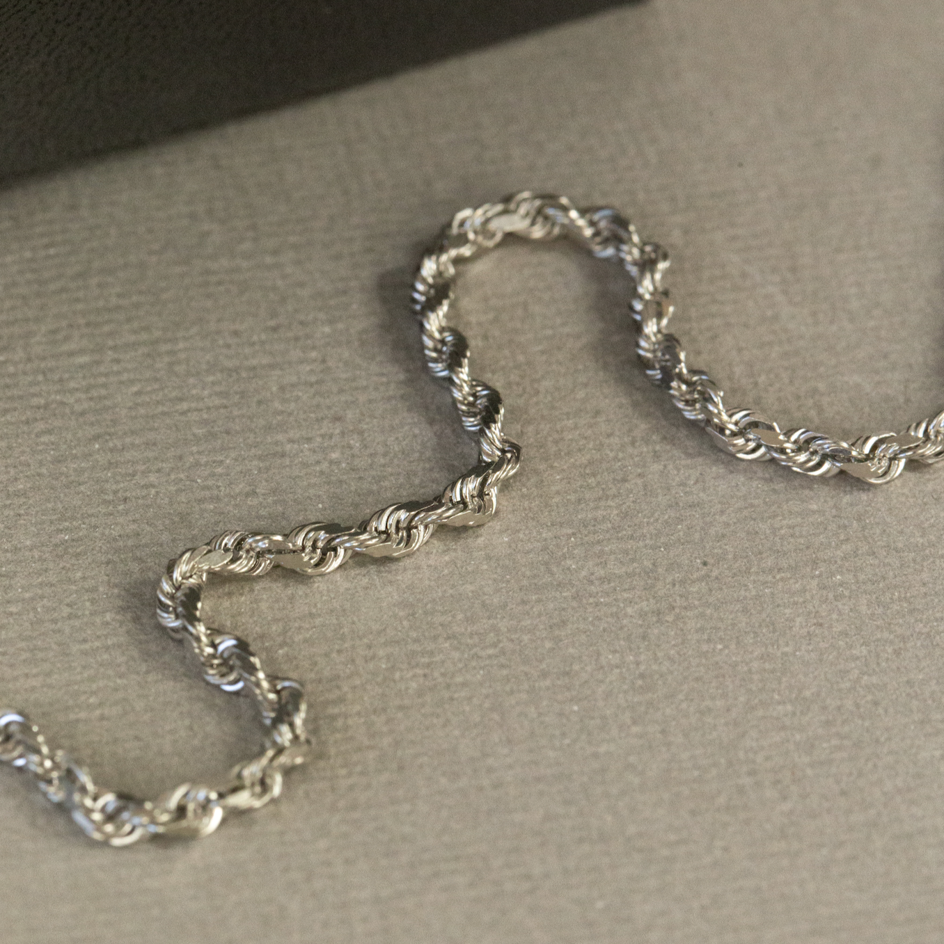 Solid Rope Chain Necklace