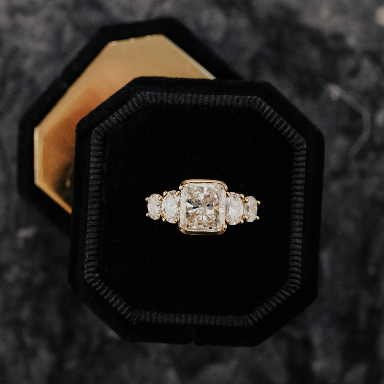 The Billie 2.05 ct Cushion Diamond Ring
