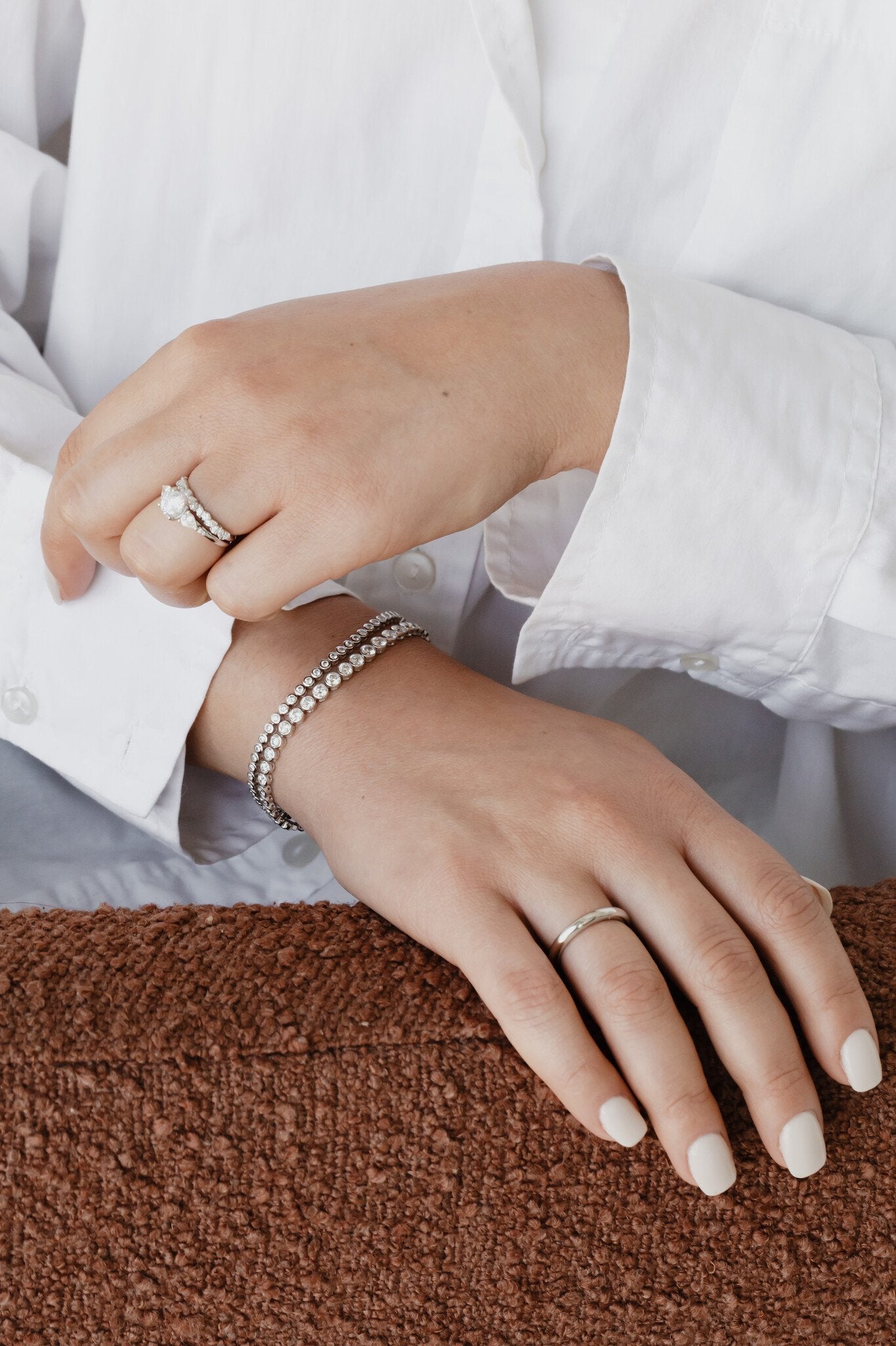 Bezel Tennis Bracelet