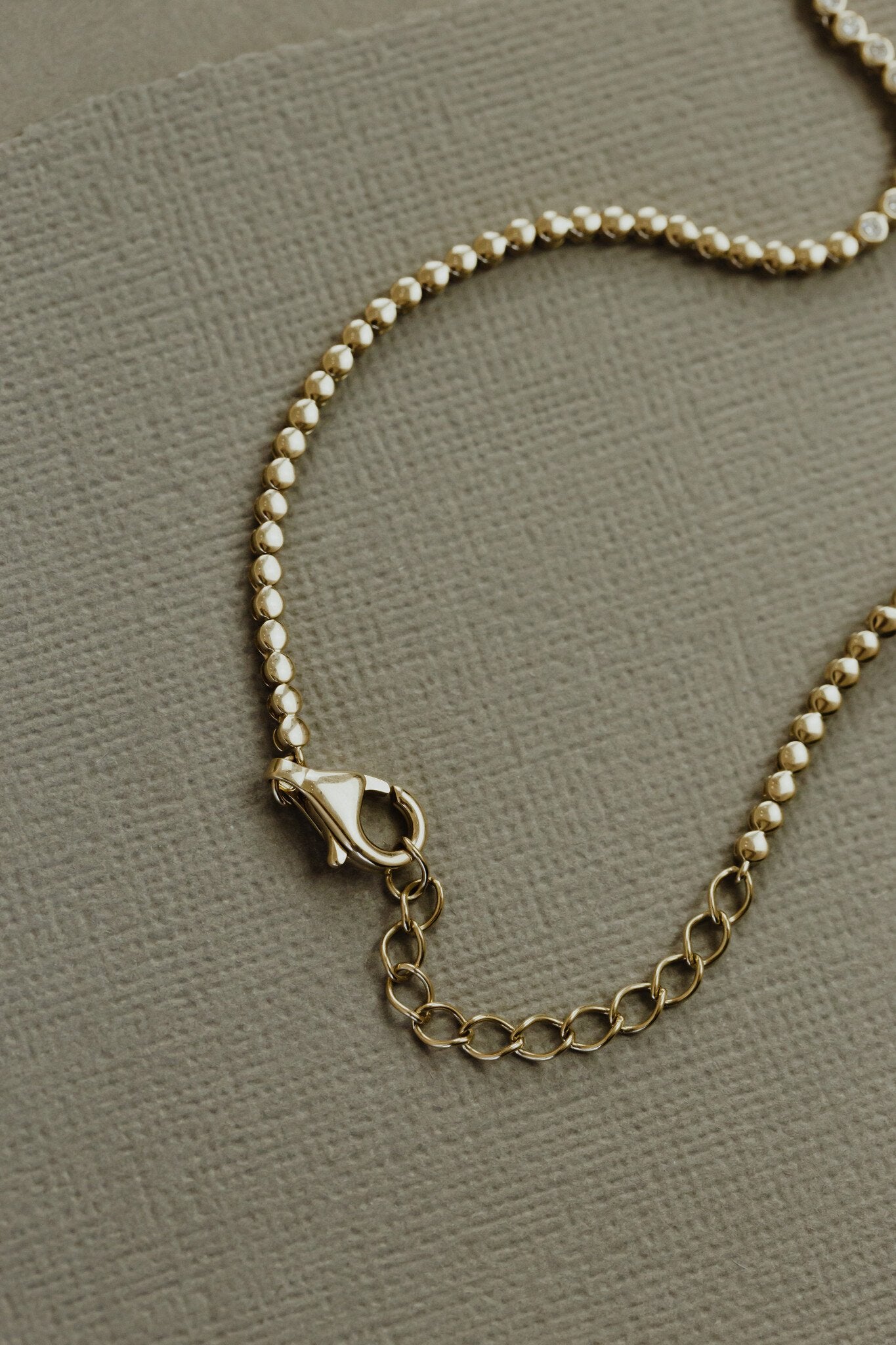 Bezel Tennis Necklace
