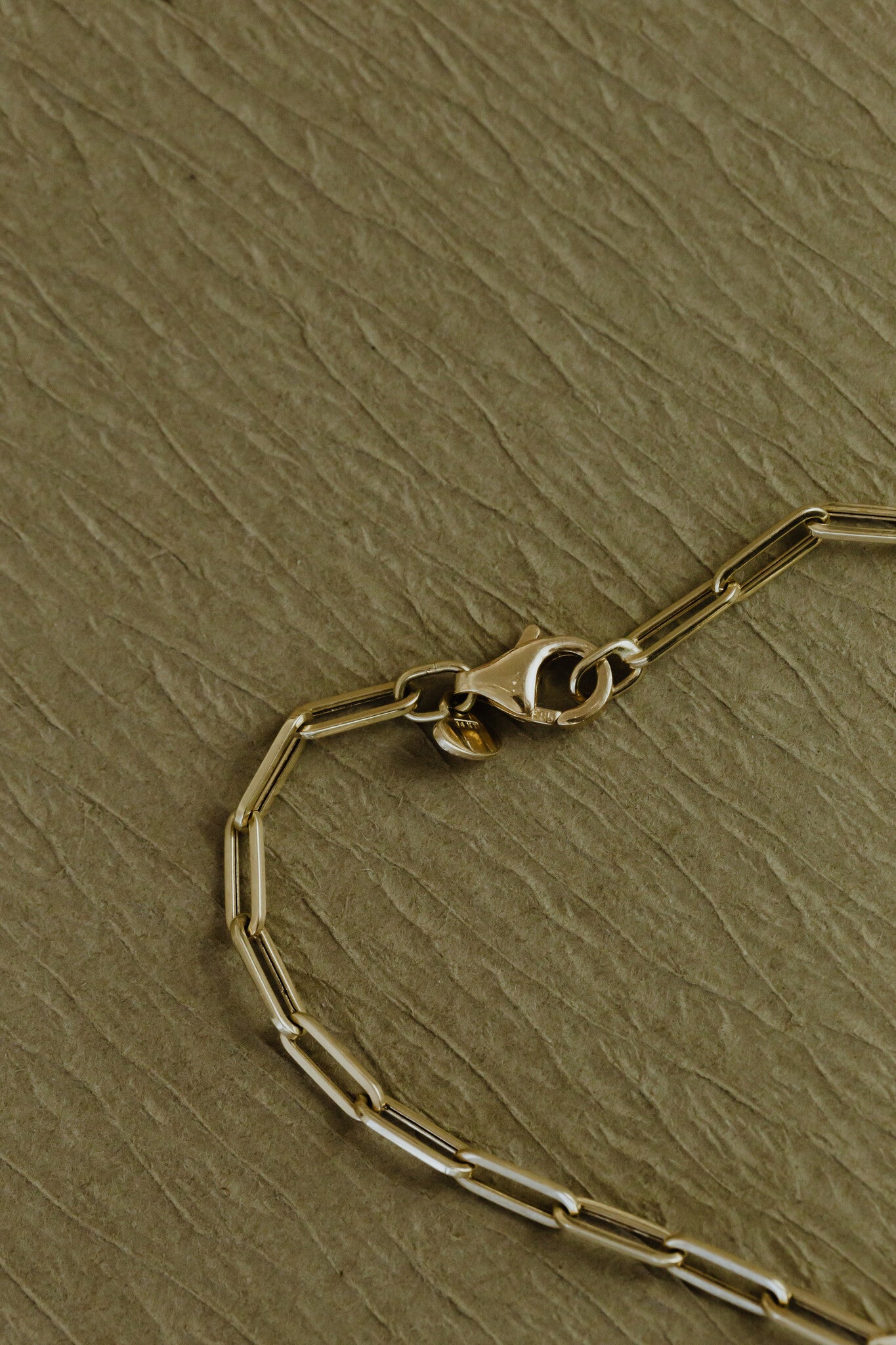 Paper Clip Chain & Diamond Necklace