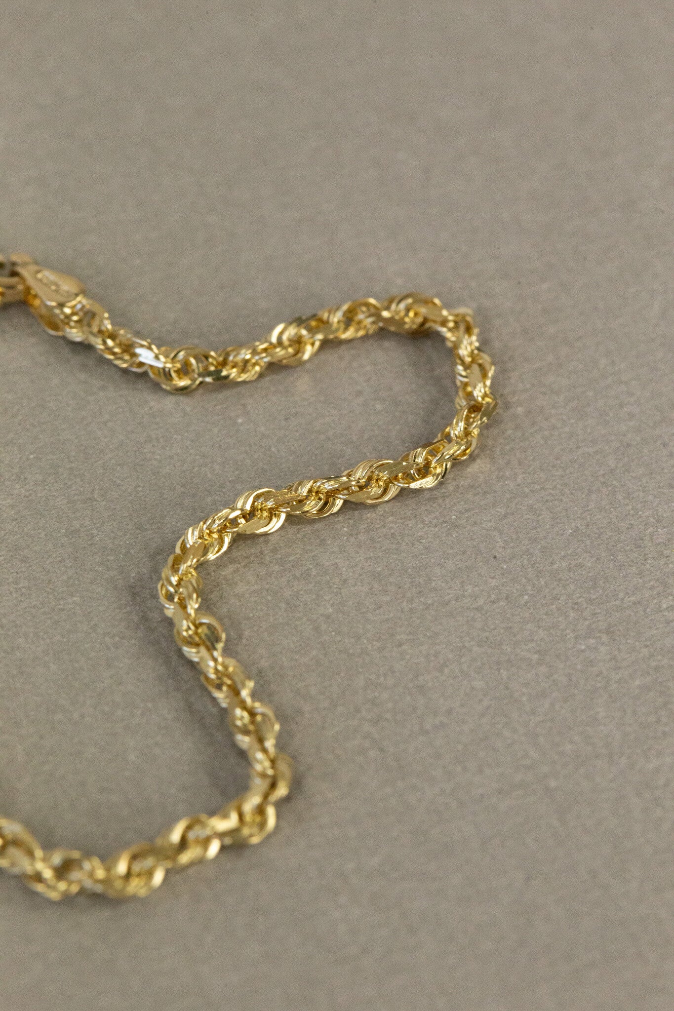 Solid Rope Chain Bracelet