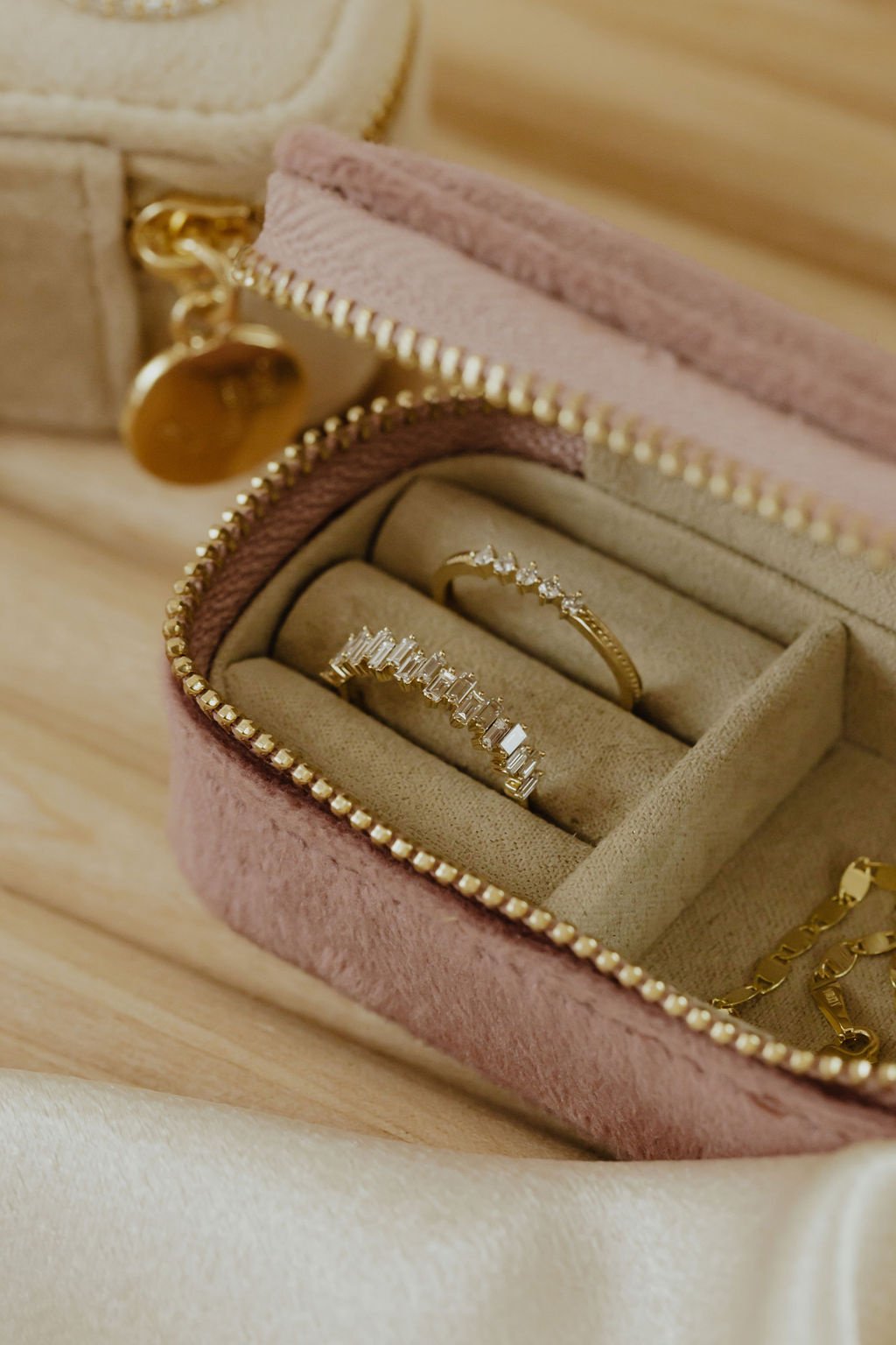 Mini Velvet Travel Case