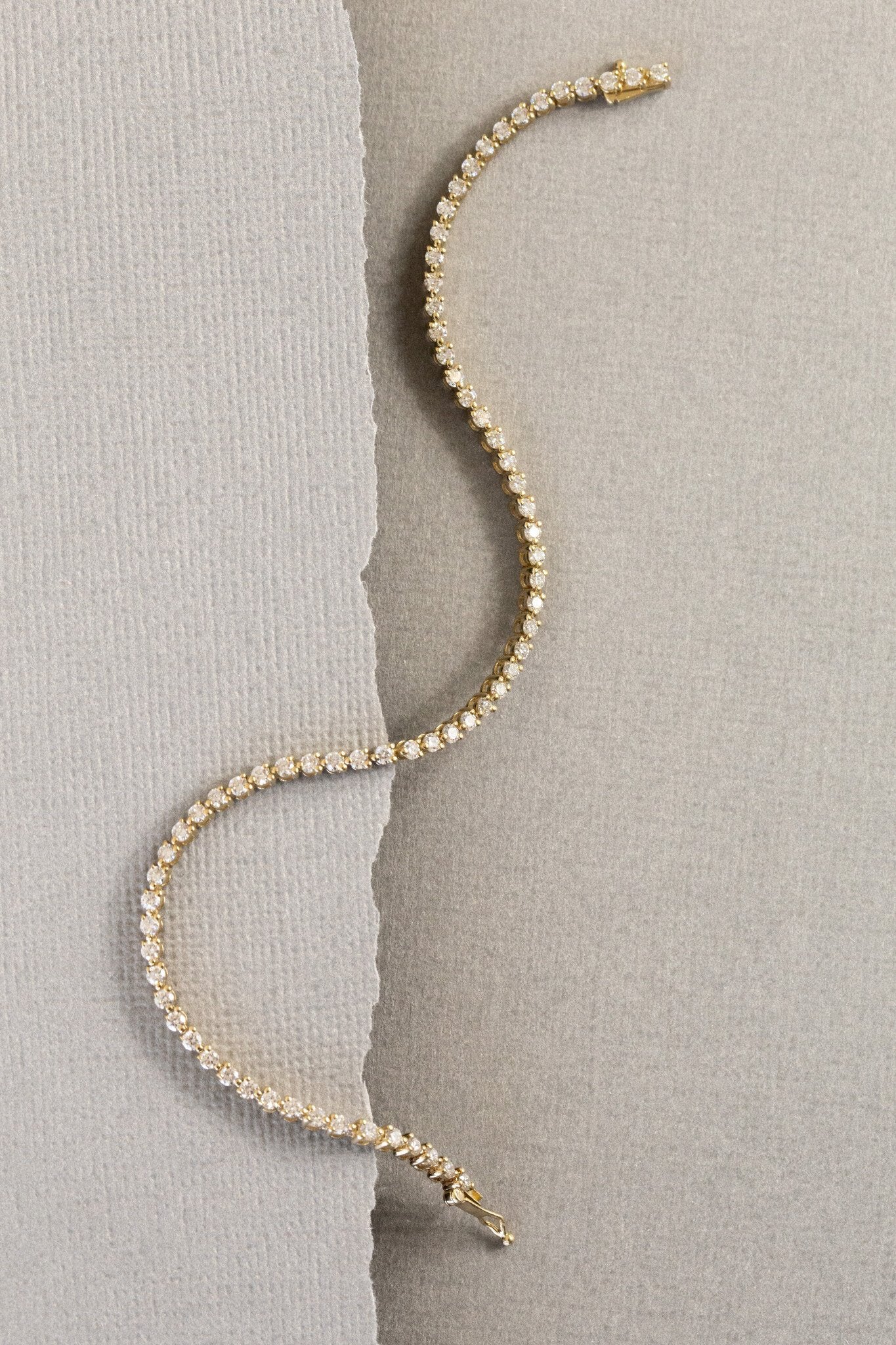 Three Prong Tennis Bracelet