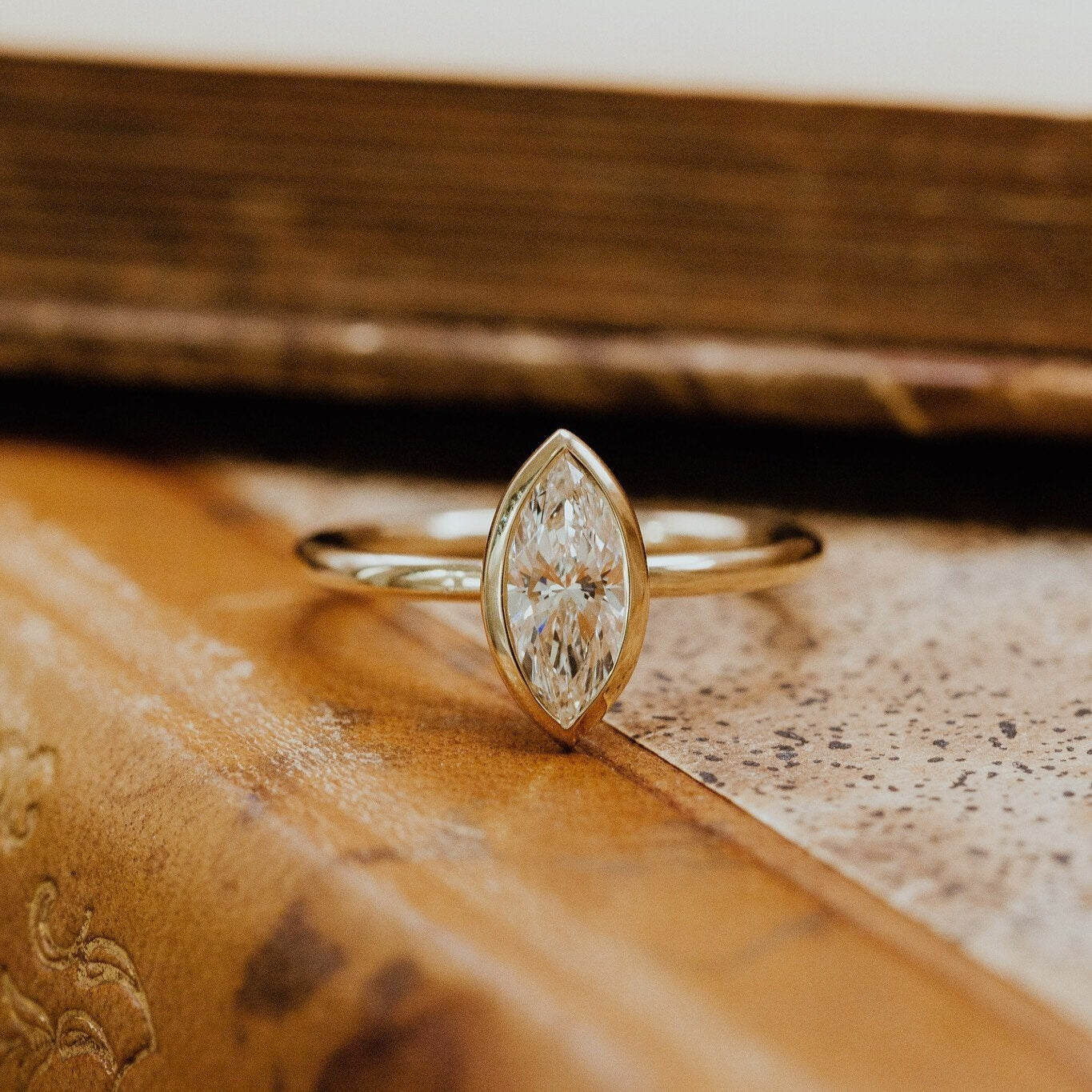 The Bailey Marquise Solitaire