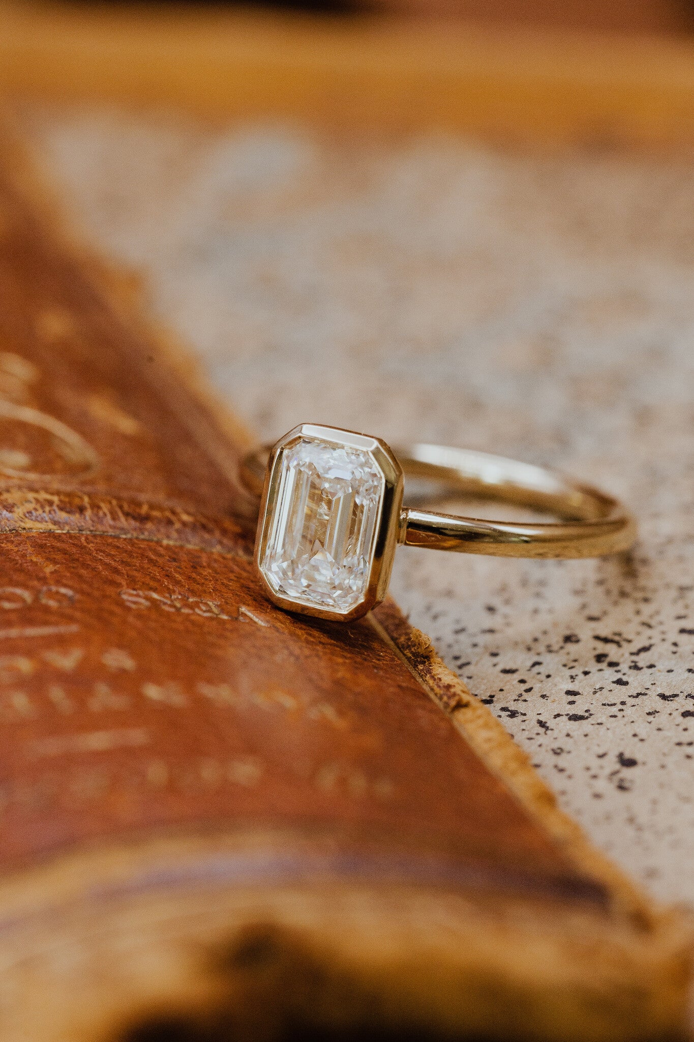 The Bailey Emerald Cut Solitaire