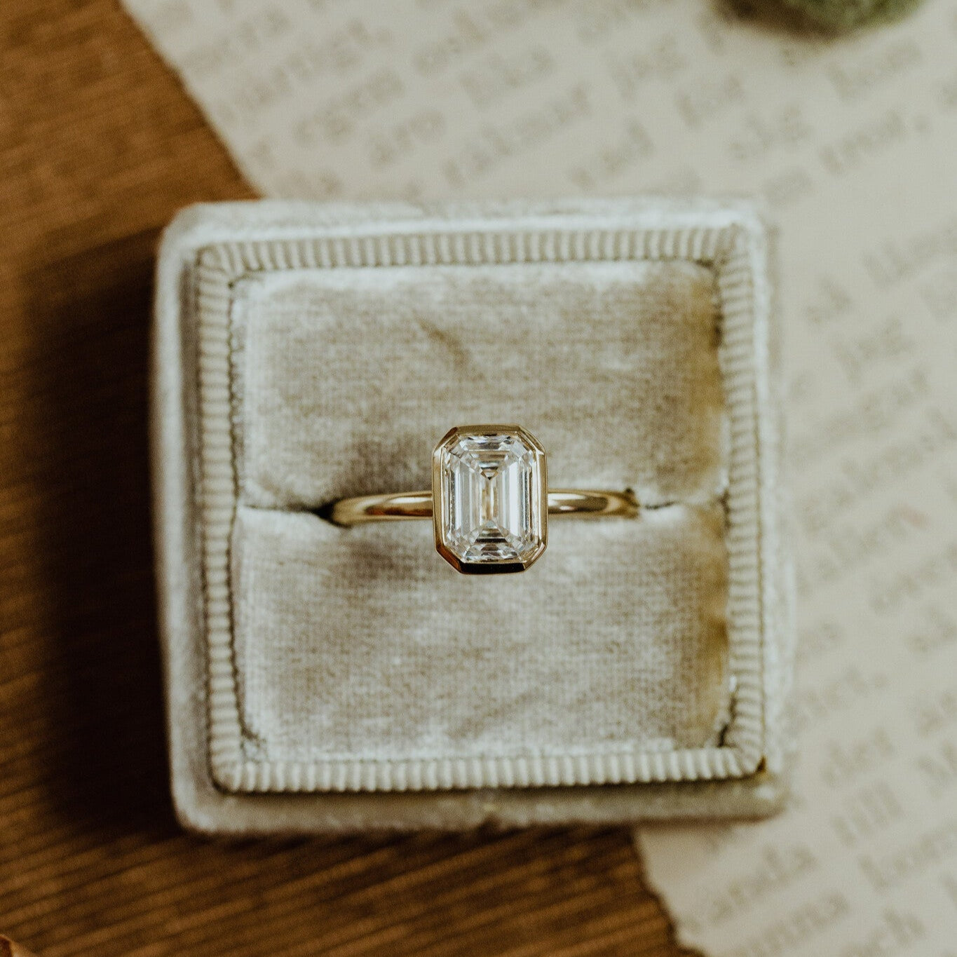 The Bailey Emerald Cut Solitaire