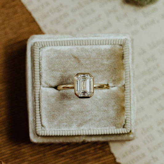The Bailey Emerald Cut Solitaire