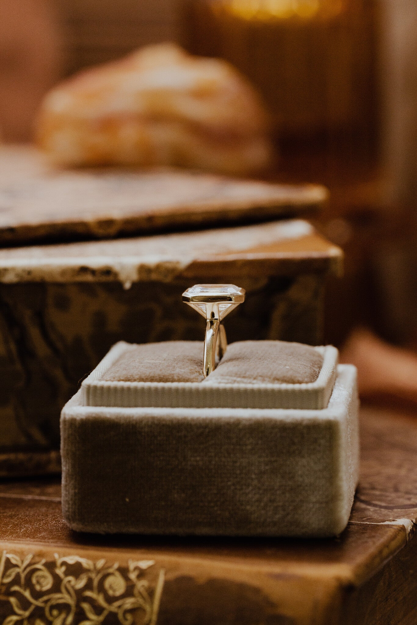 The Bailey Emerald Cut Solitaire