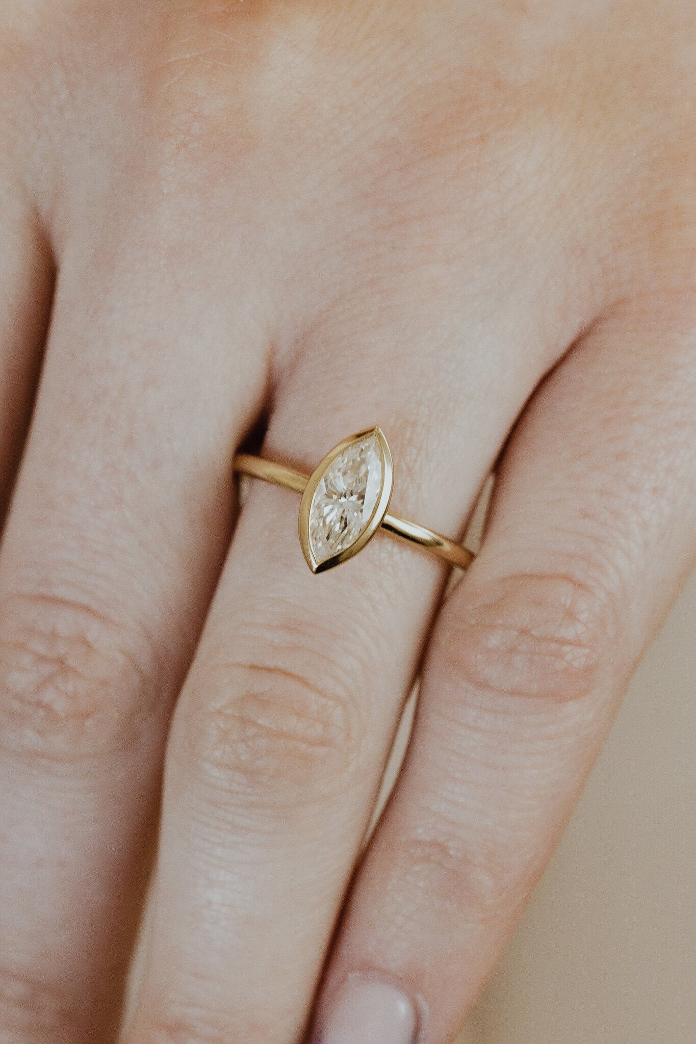 The Bailey Marquise Solitaire