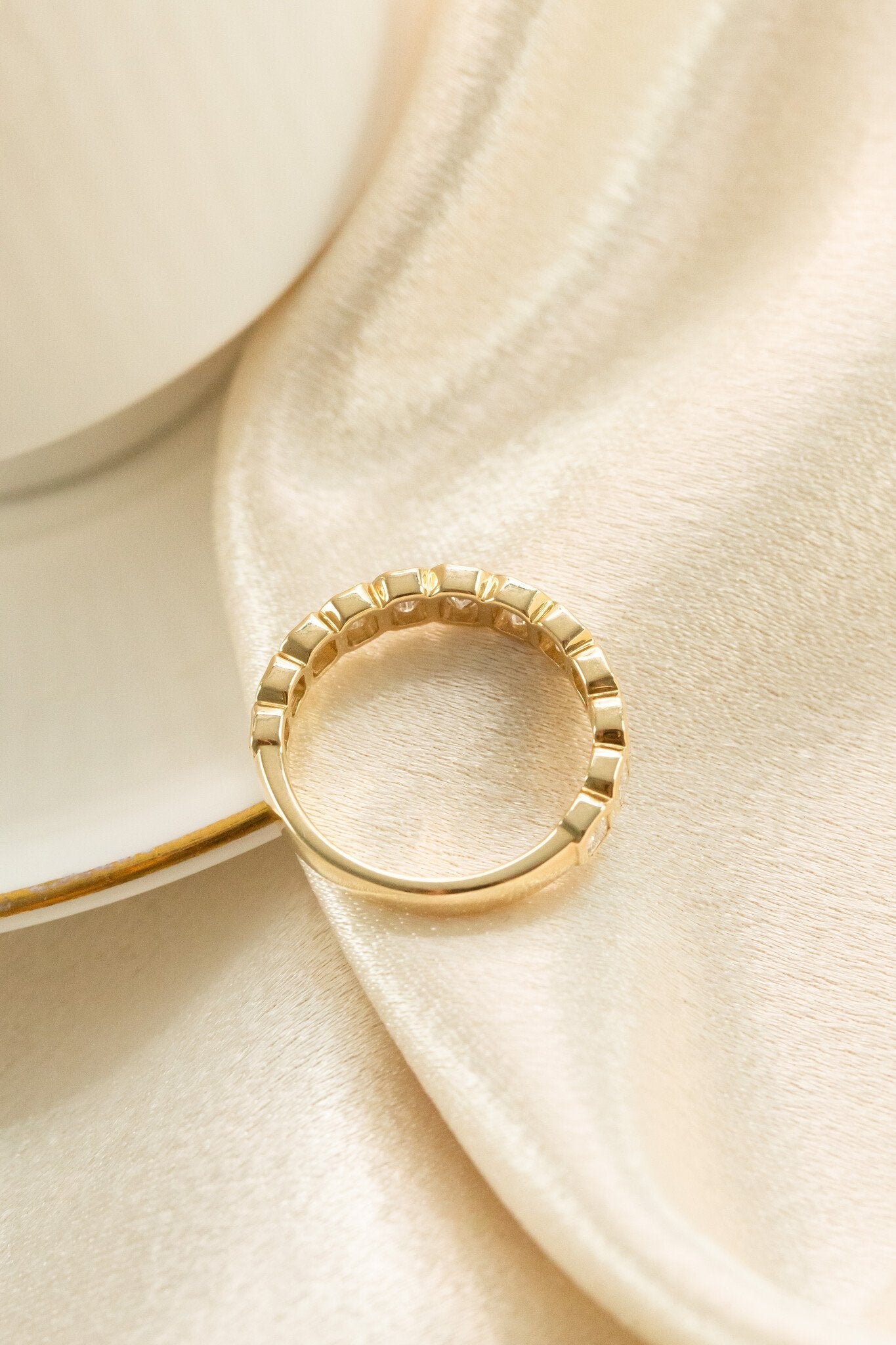 The Marlowe Emerald Cut Band