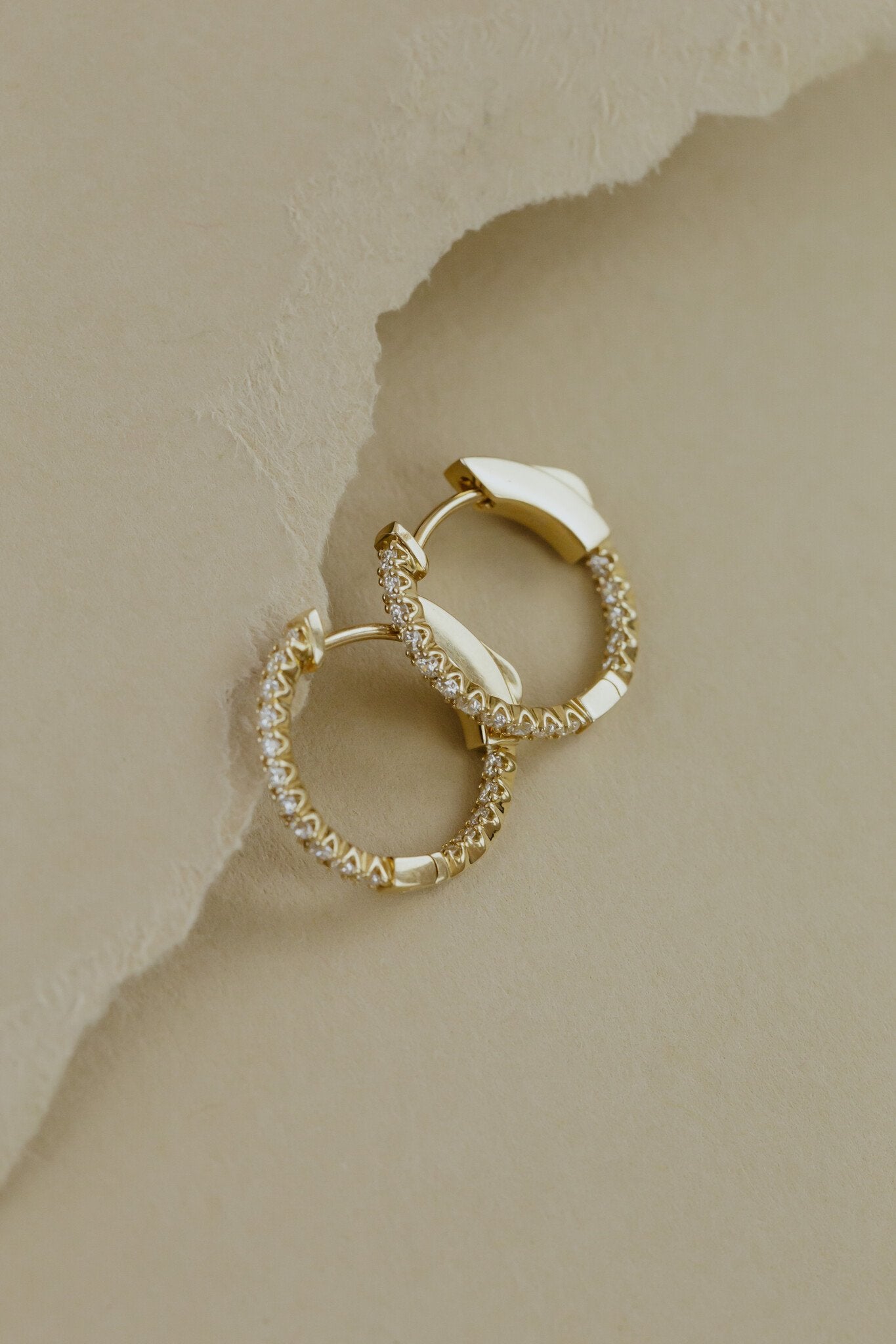 Small Inside Out Hoop Earrings