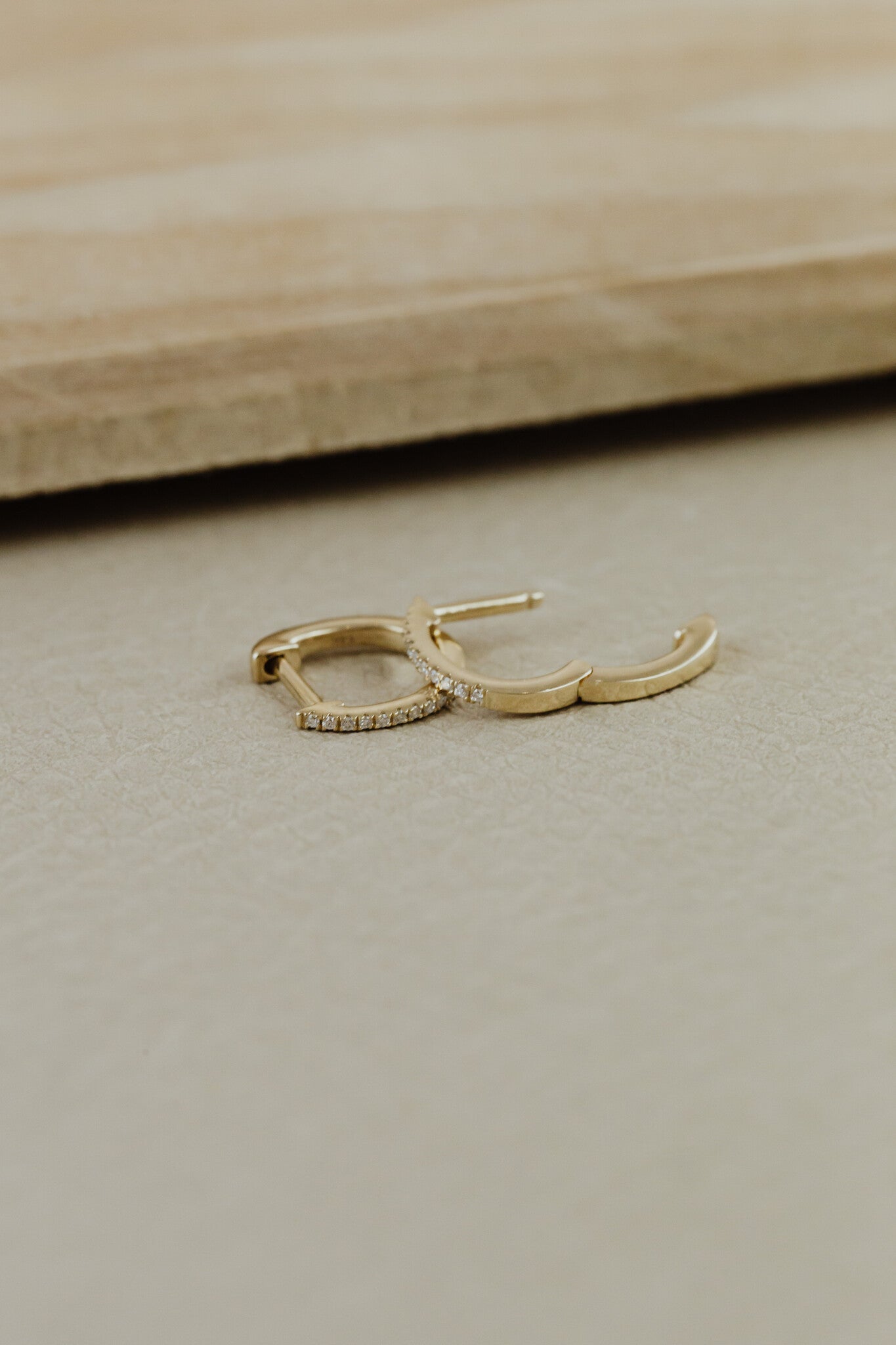 Pave Huggie Earrings