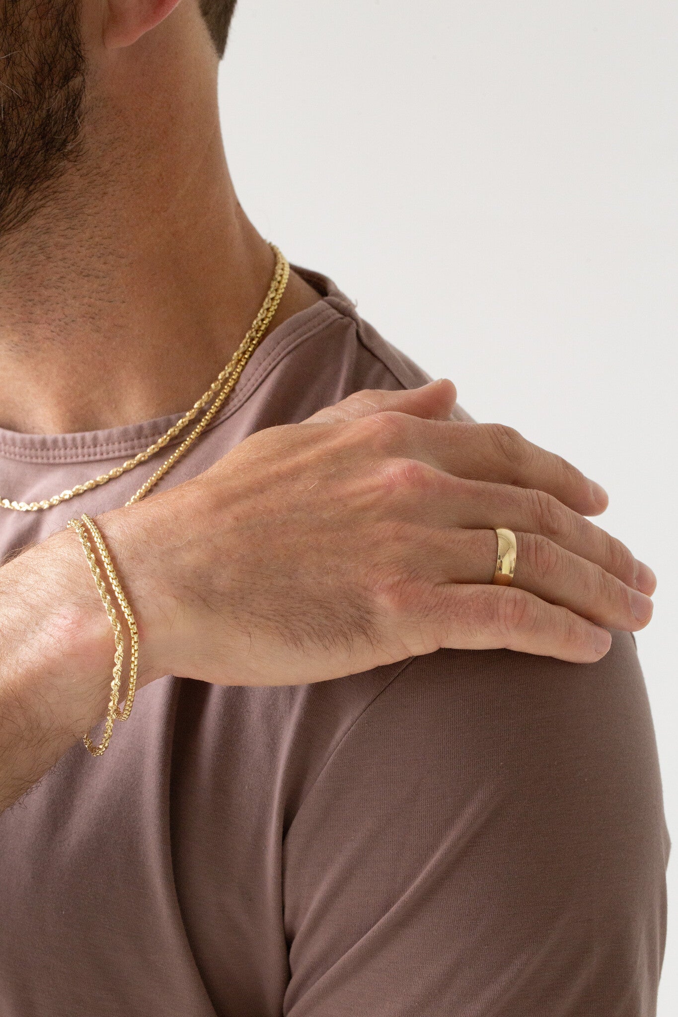 Solid Rope Chain Bracelet