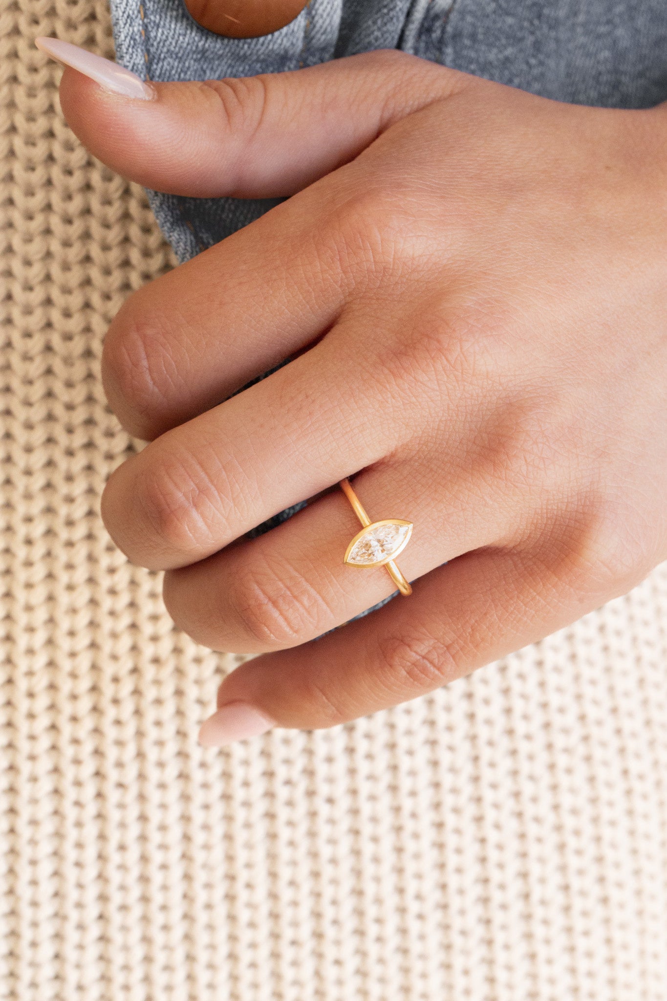 The Bailey Marquise 1.01 ct Marquise Lab Grown Solitaire