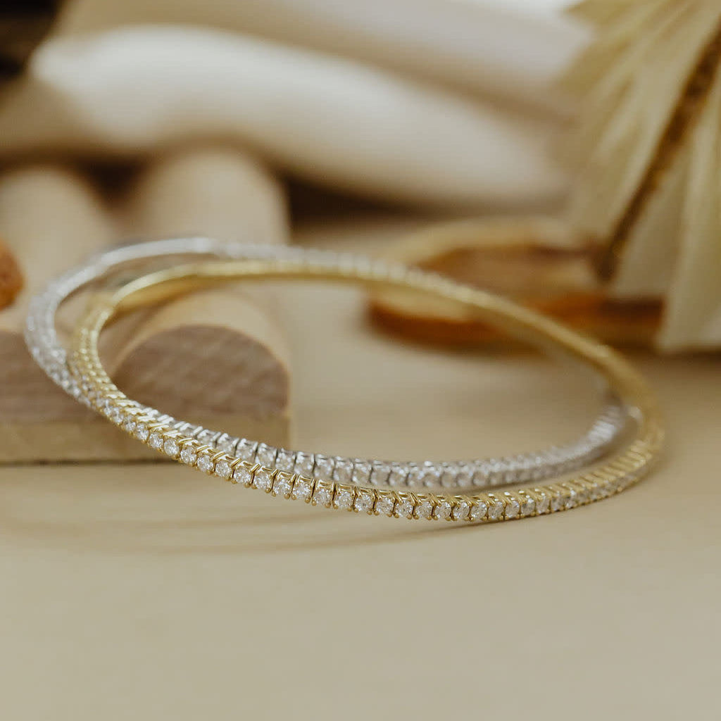 Diamond Bangle Bracelet