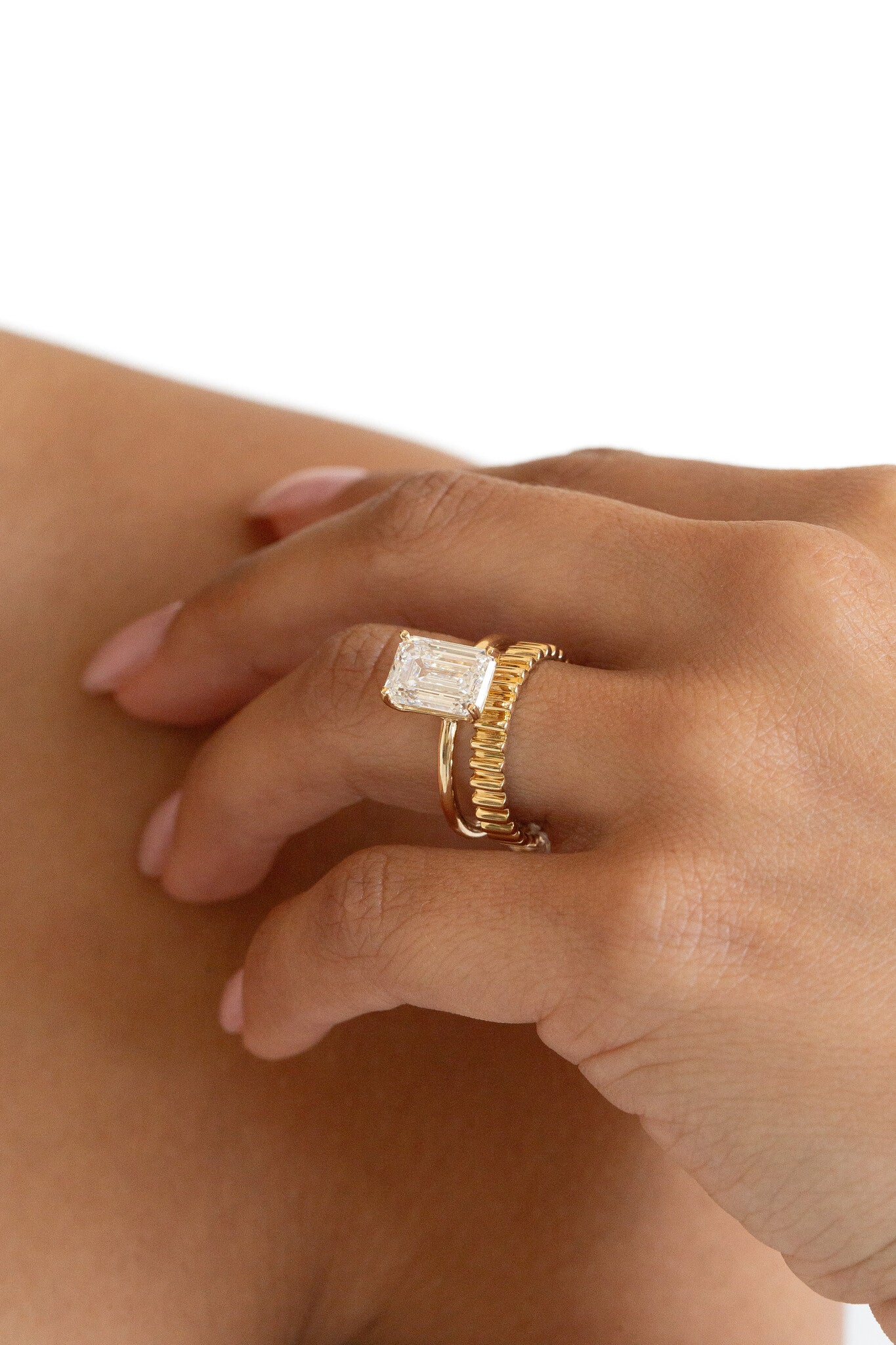 The Maeve Emerald Cut Solitaire