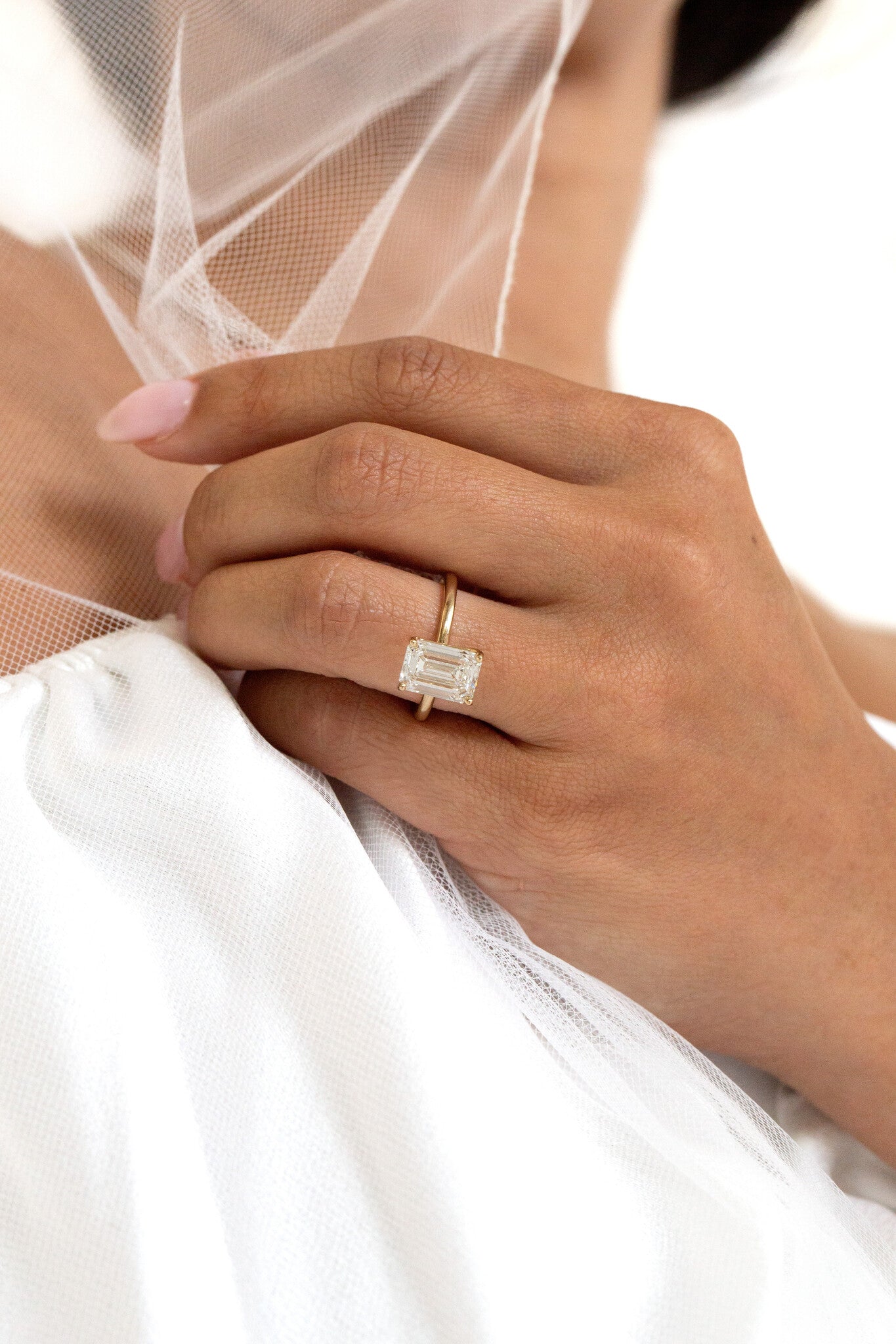 The Maeve Emerald Cut Solitaire