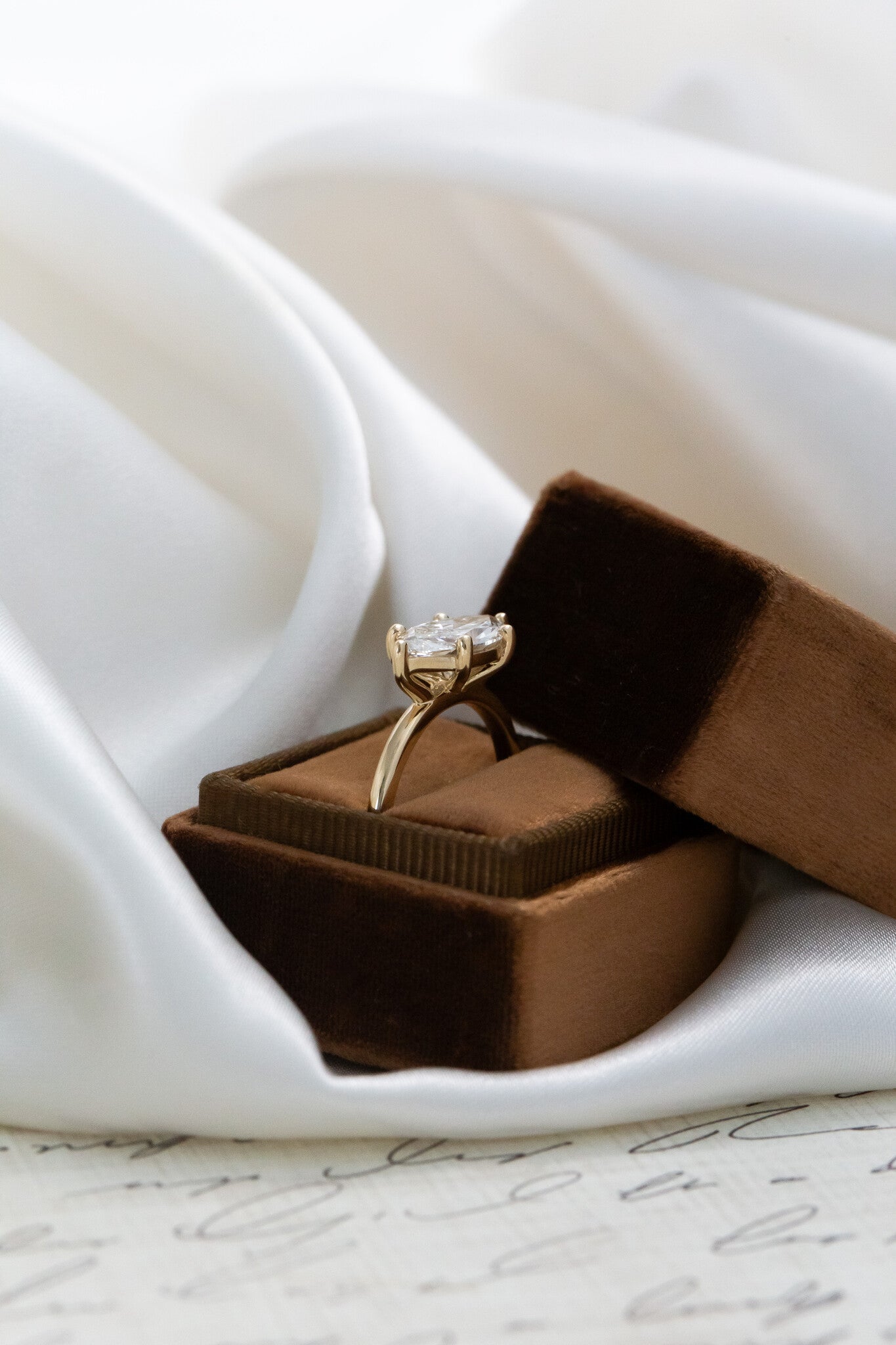 The Bennett Marquise Solitaire