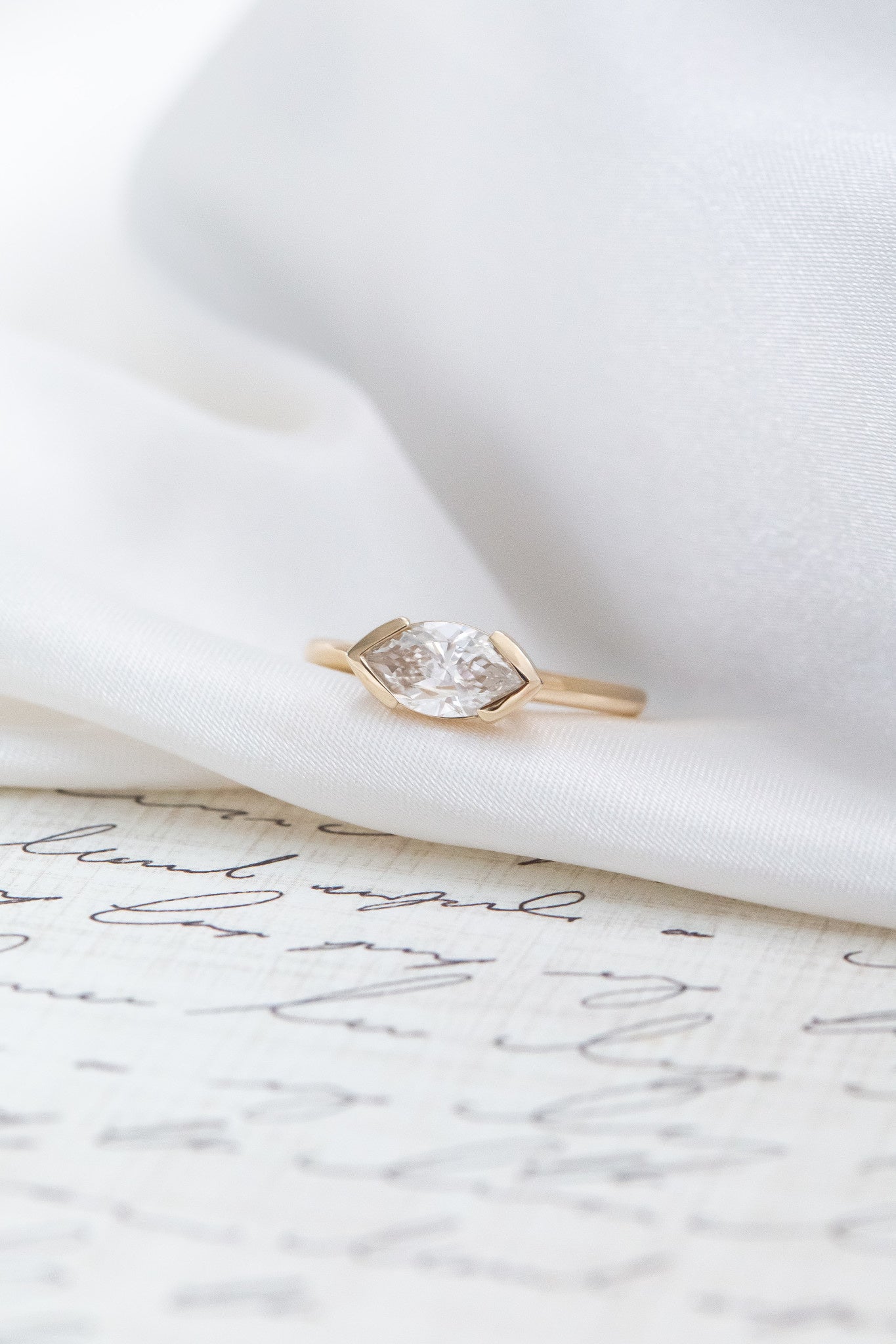 The Austen Marquise Solitaire