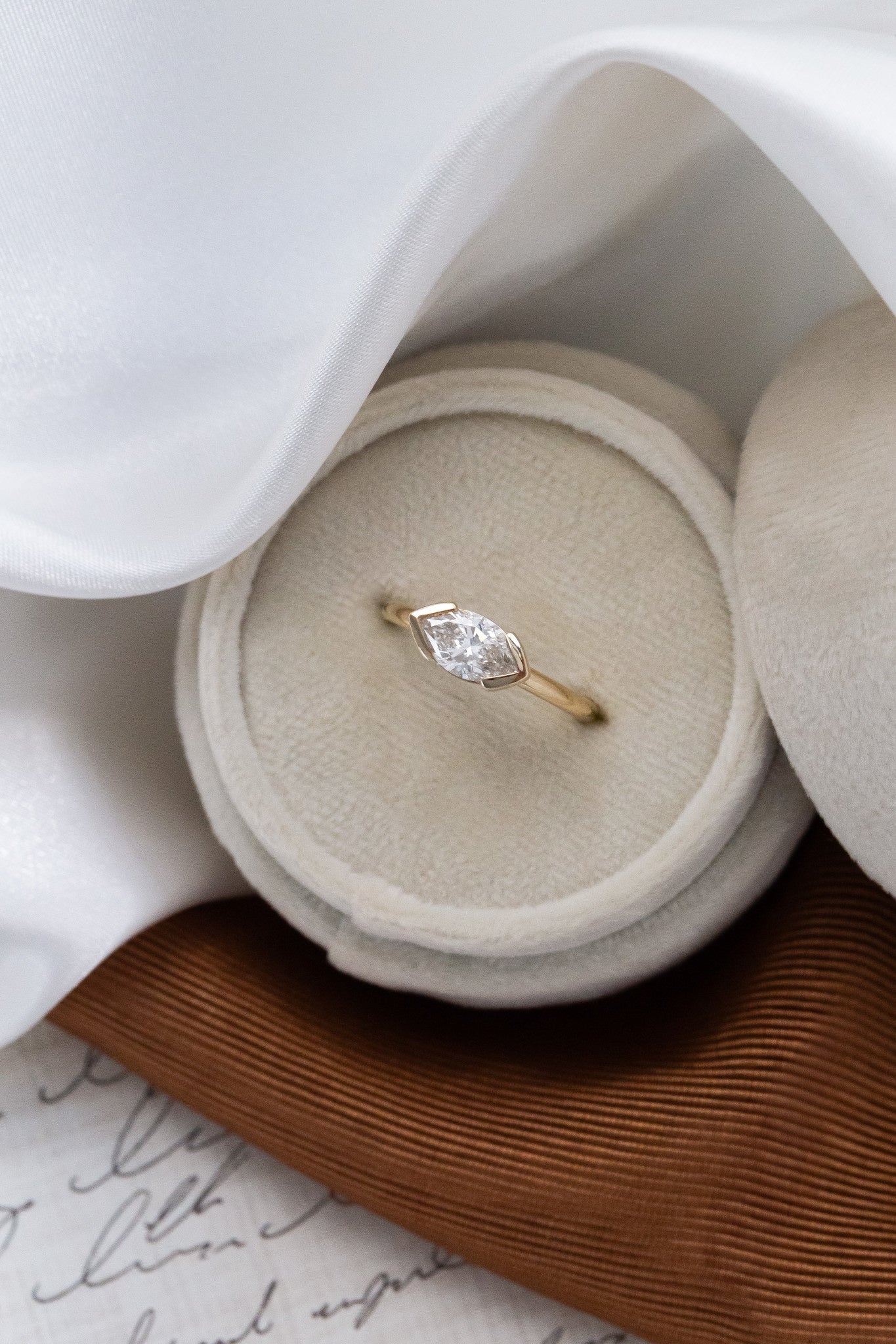 The Austen Marquise Solitaire