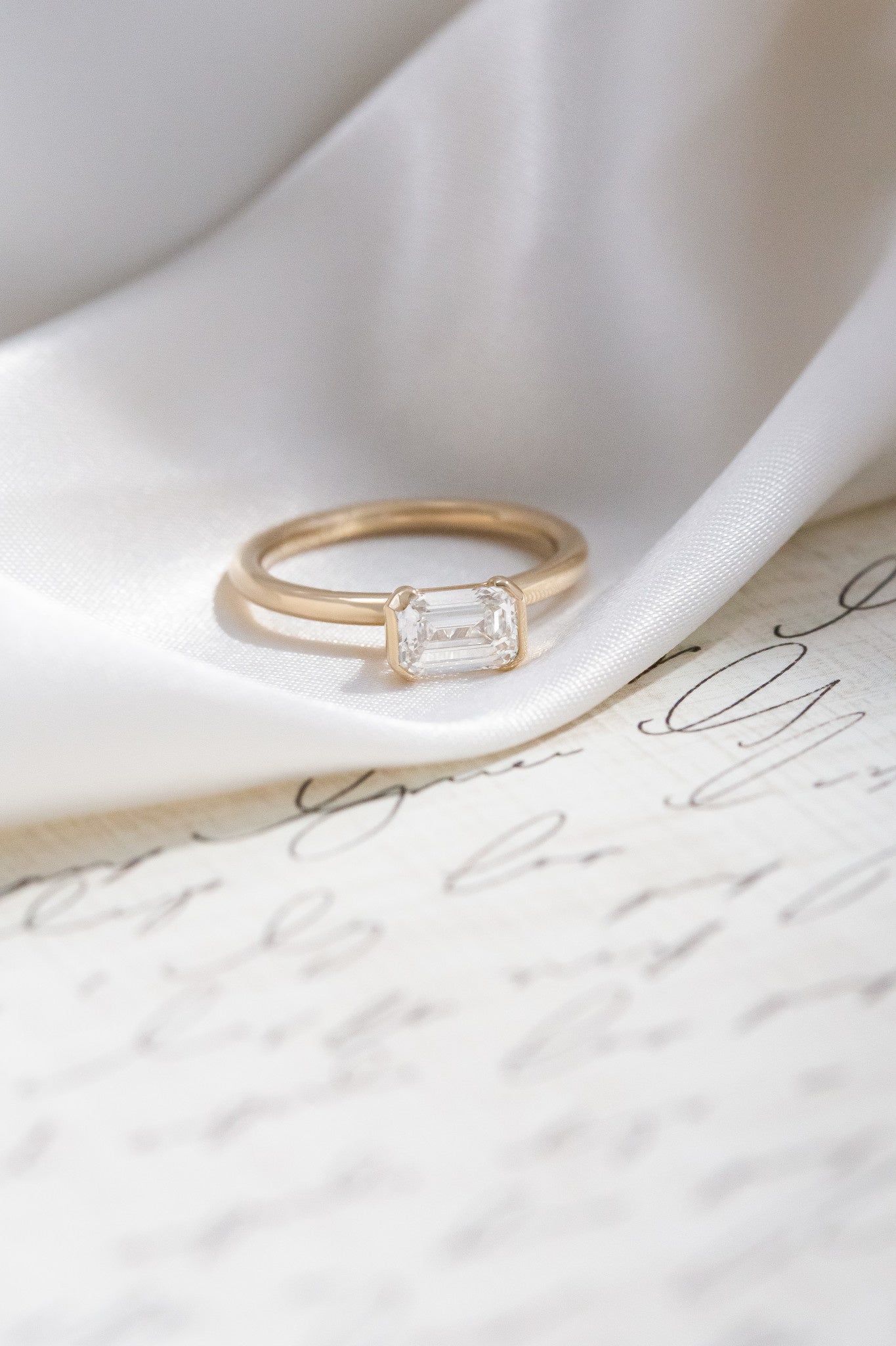 The Austen Emerald Cut Solitaire