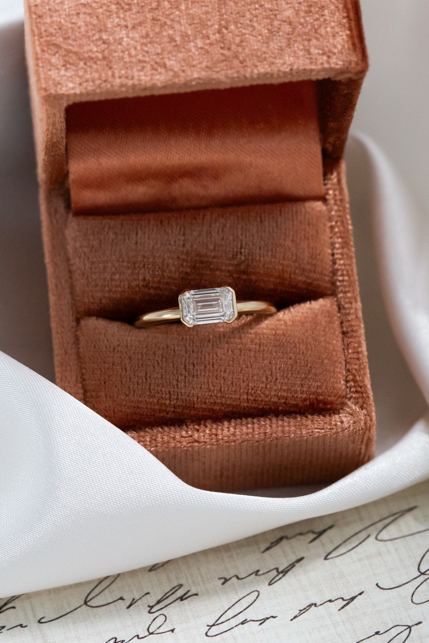 The Austen Emerald Cut Solitaire