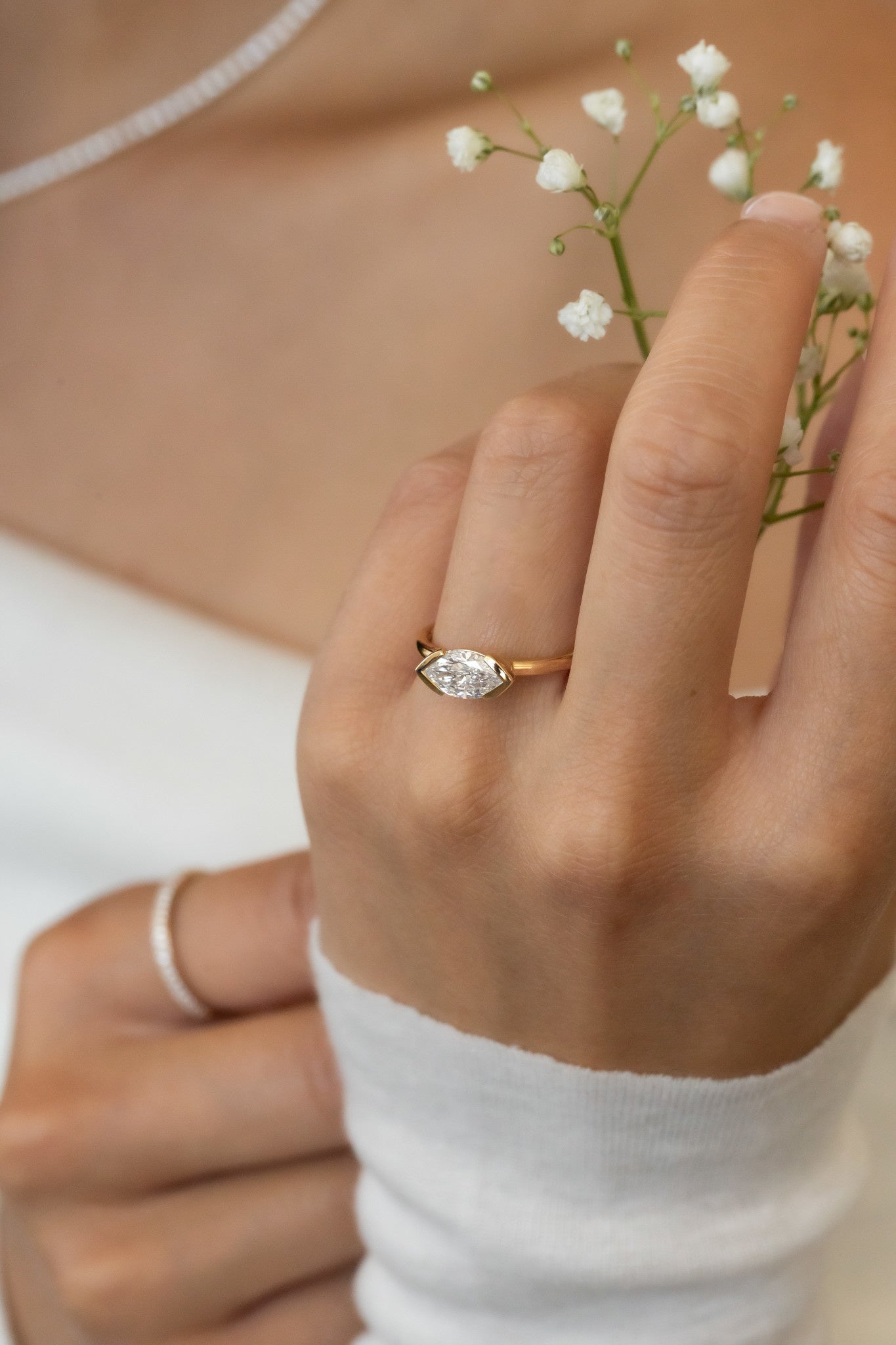 The Austen Marquise Solitaire