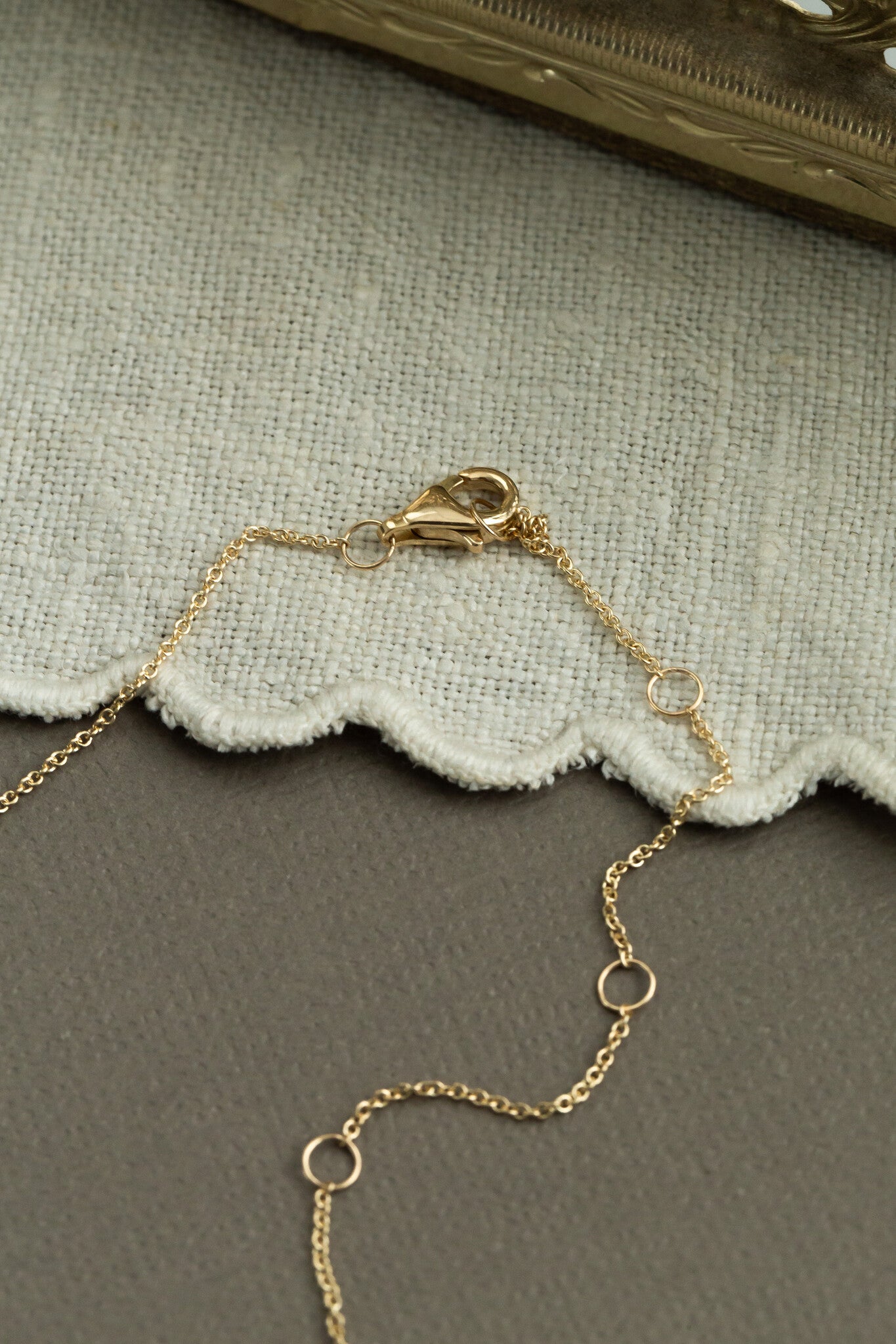 Two Baguettes Diamond Necklace