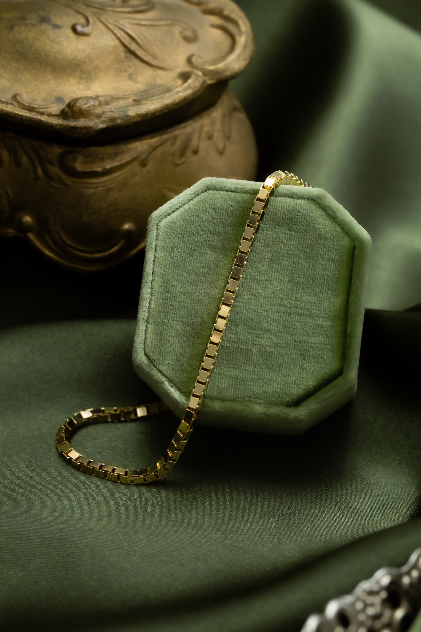 Large Box Chain Bracelet