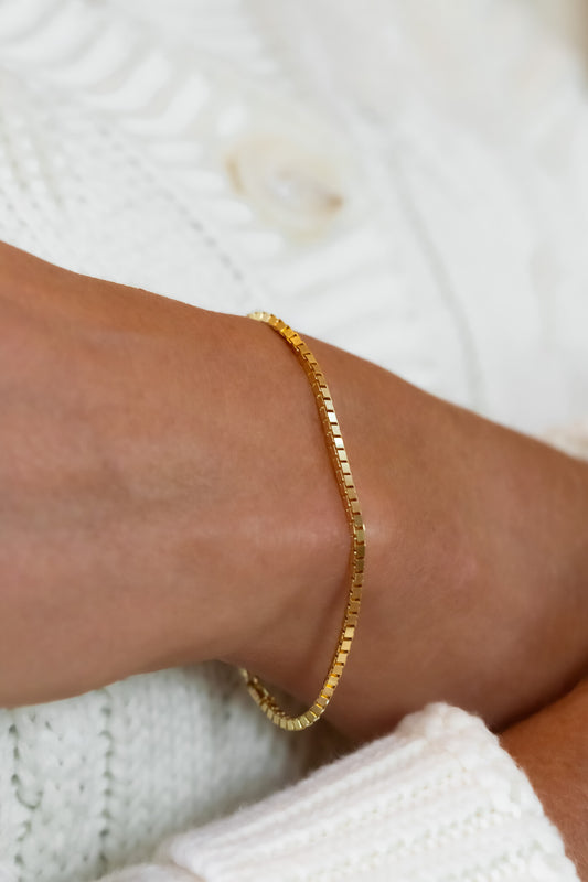 Large Box Chain Bracelet