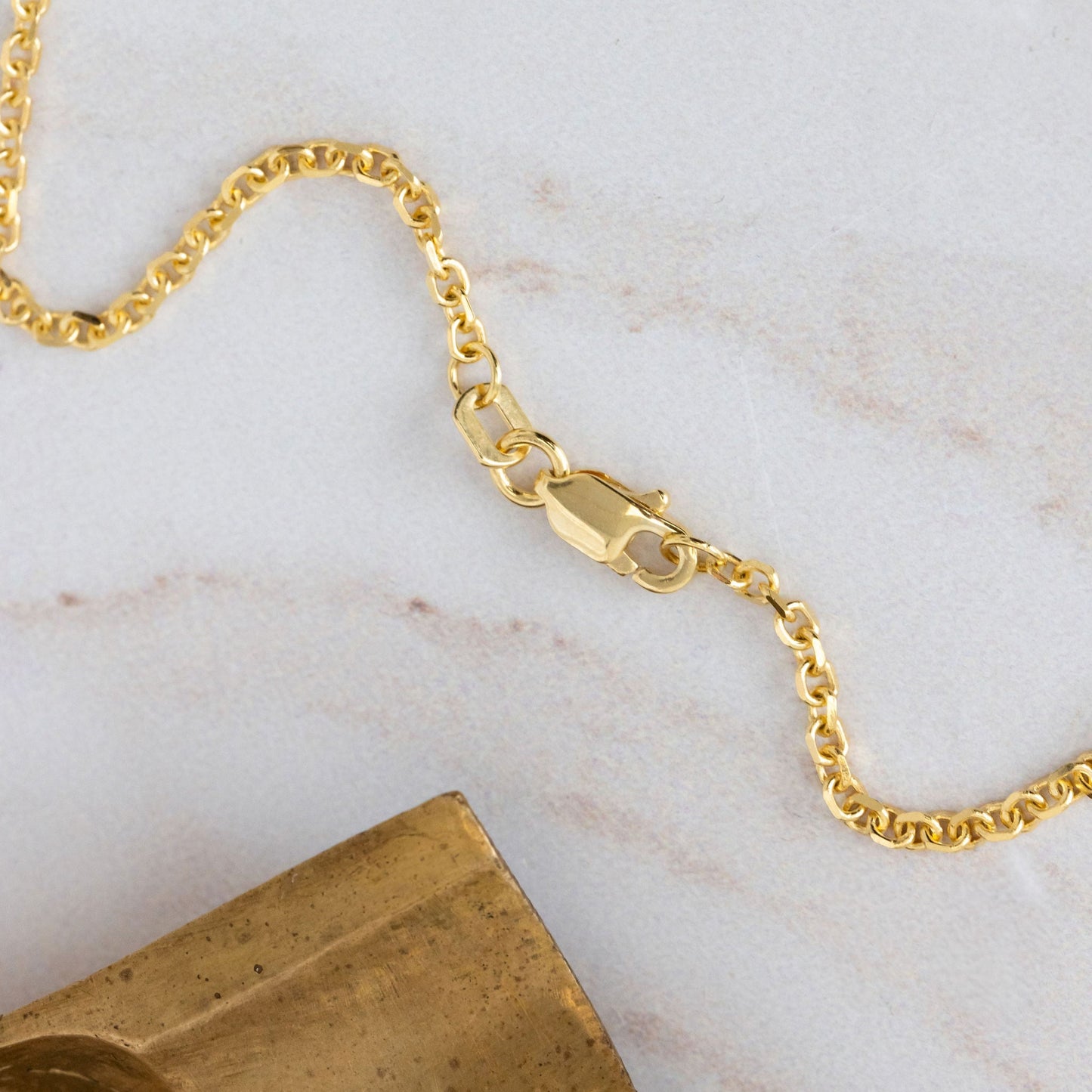 Diamond Cut Cable Chain Necklace