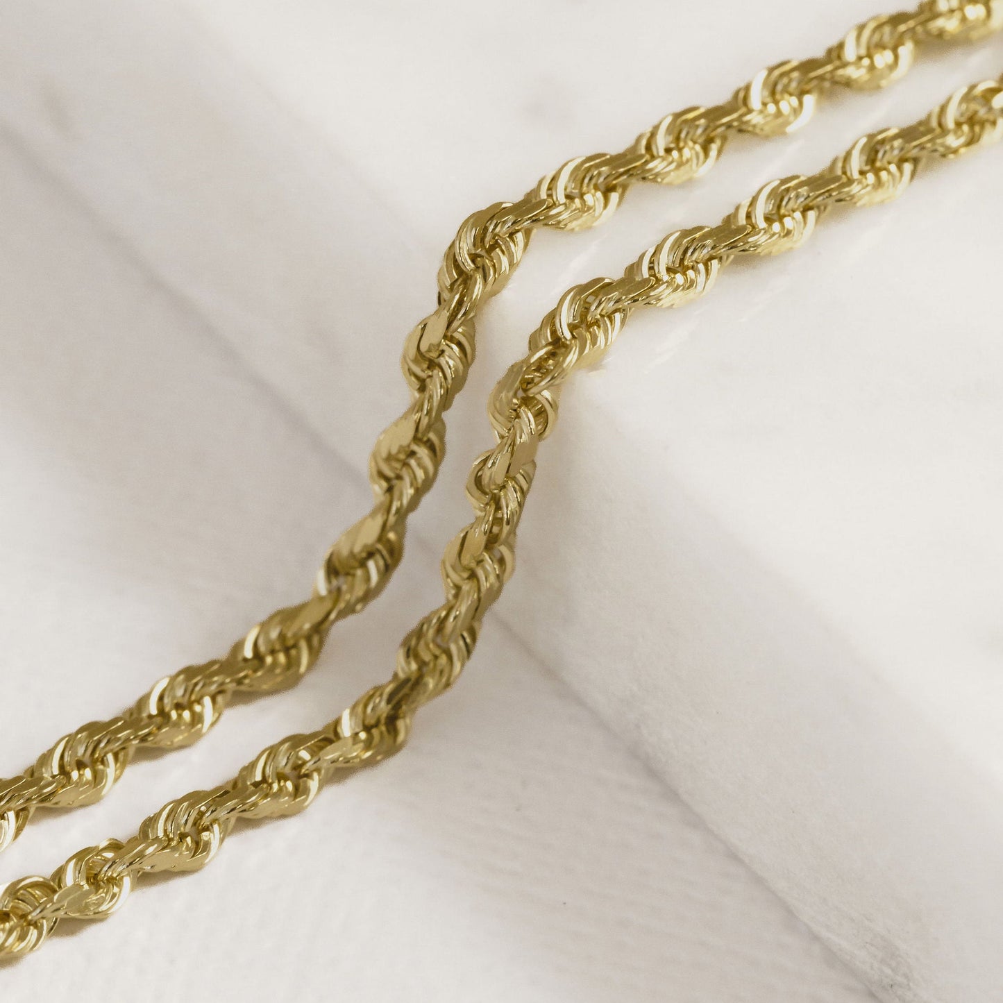 Solid Rope Chain Necklace