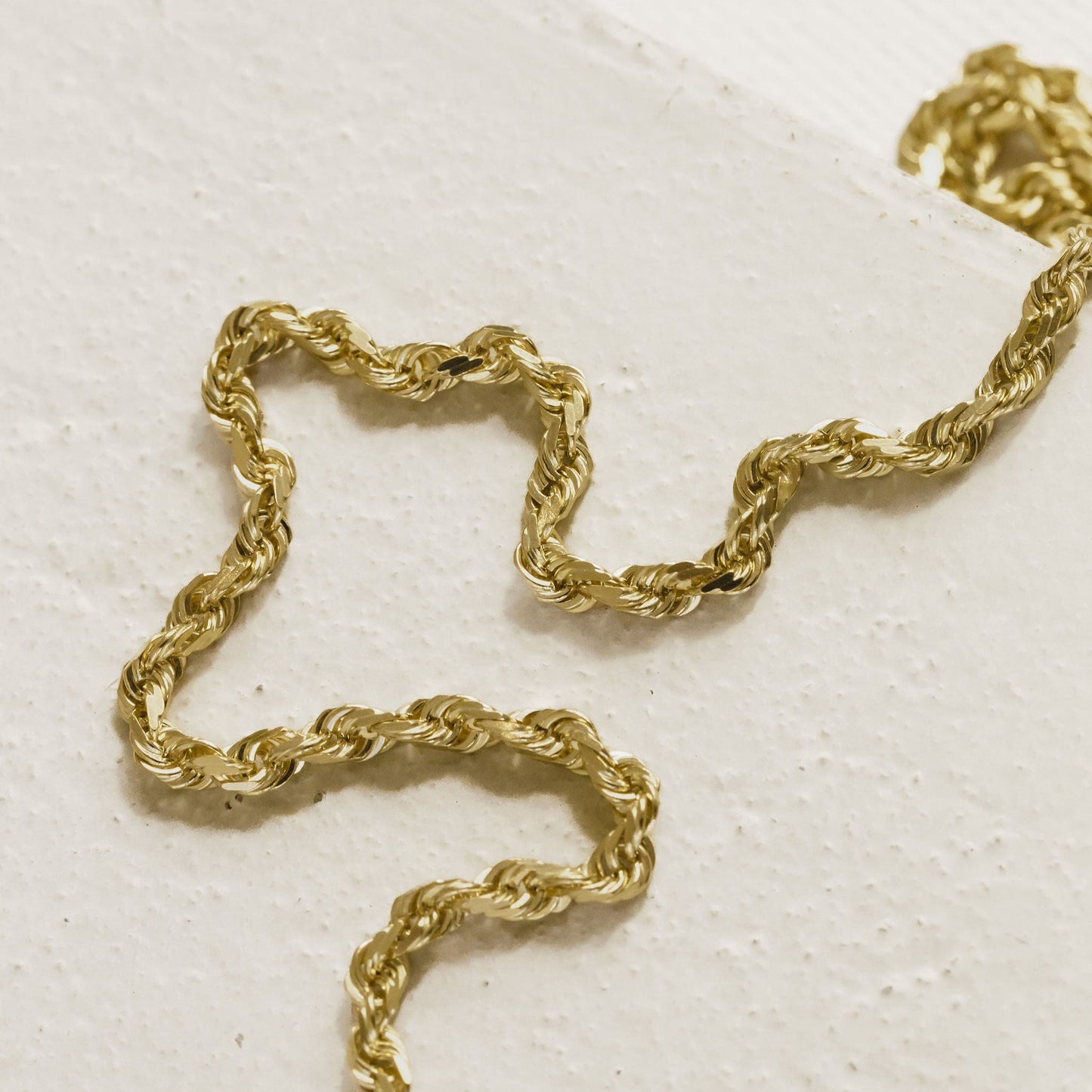 Solid Rope Chain Necklace